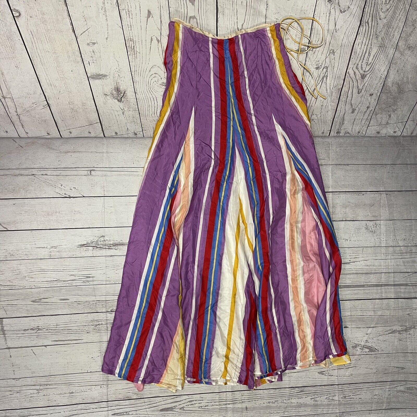 Caslazur Multicolored Striped Maxi Skirt Women’s Size XS