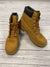Timberland 12909 Junior’s 6" Premium Waterproof Boots Wheat Nubuck Size 7