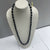 Balam Black Long Beaded Necklace MSRP $100