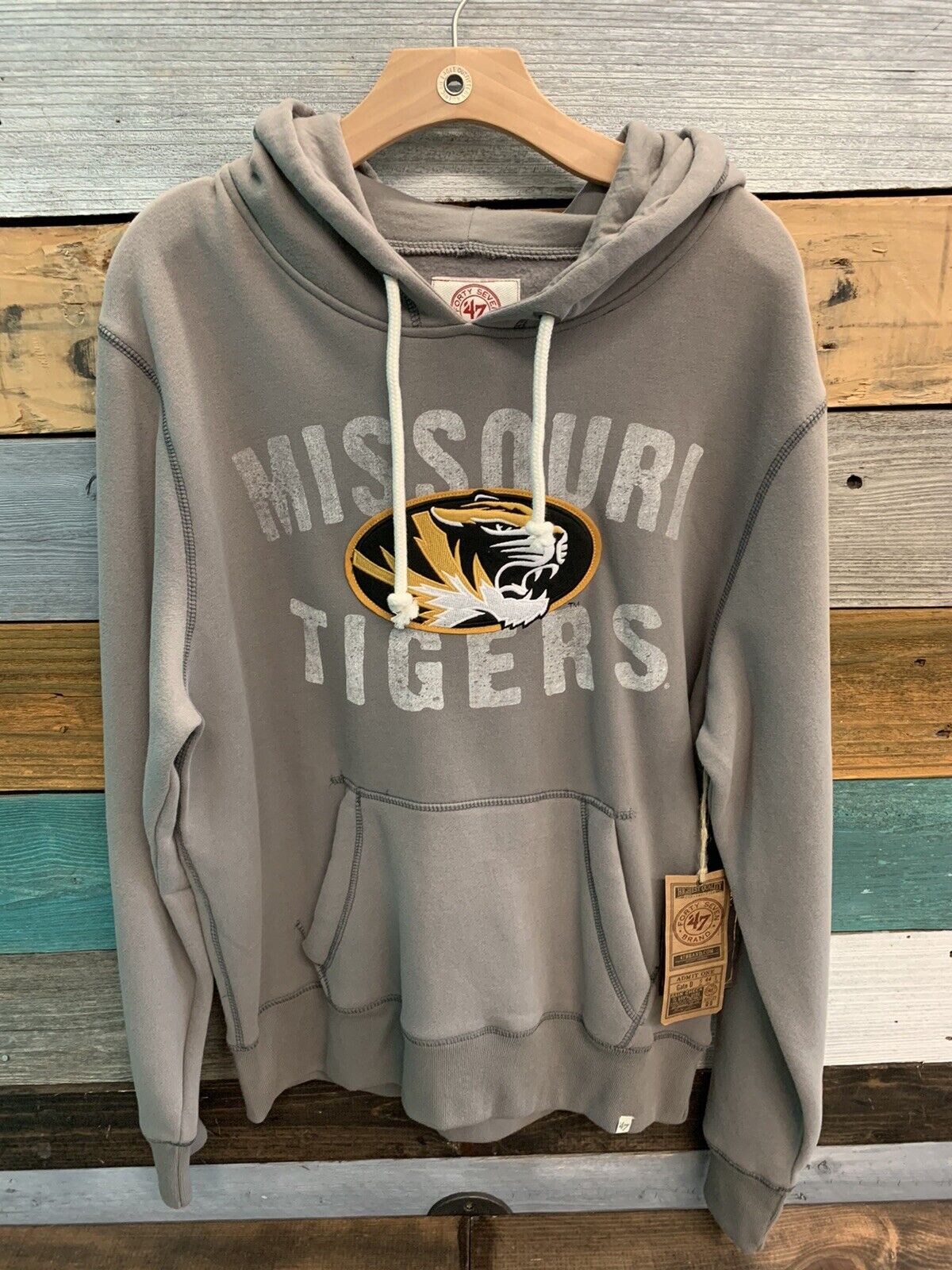 Men’s Missouri Tigers Hoodie Sweatshirt Size Large