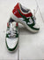 A Bathing Ape Bapesta Low 'Green Red' Mexico Or Italy Flag Colors Mens Size 10