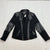 Donna Degnan Womens Black Full zip Jacket Size 12
