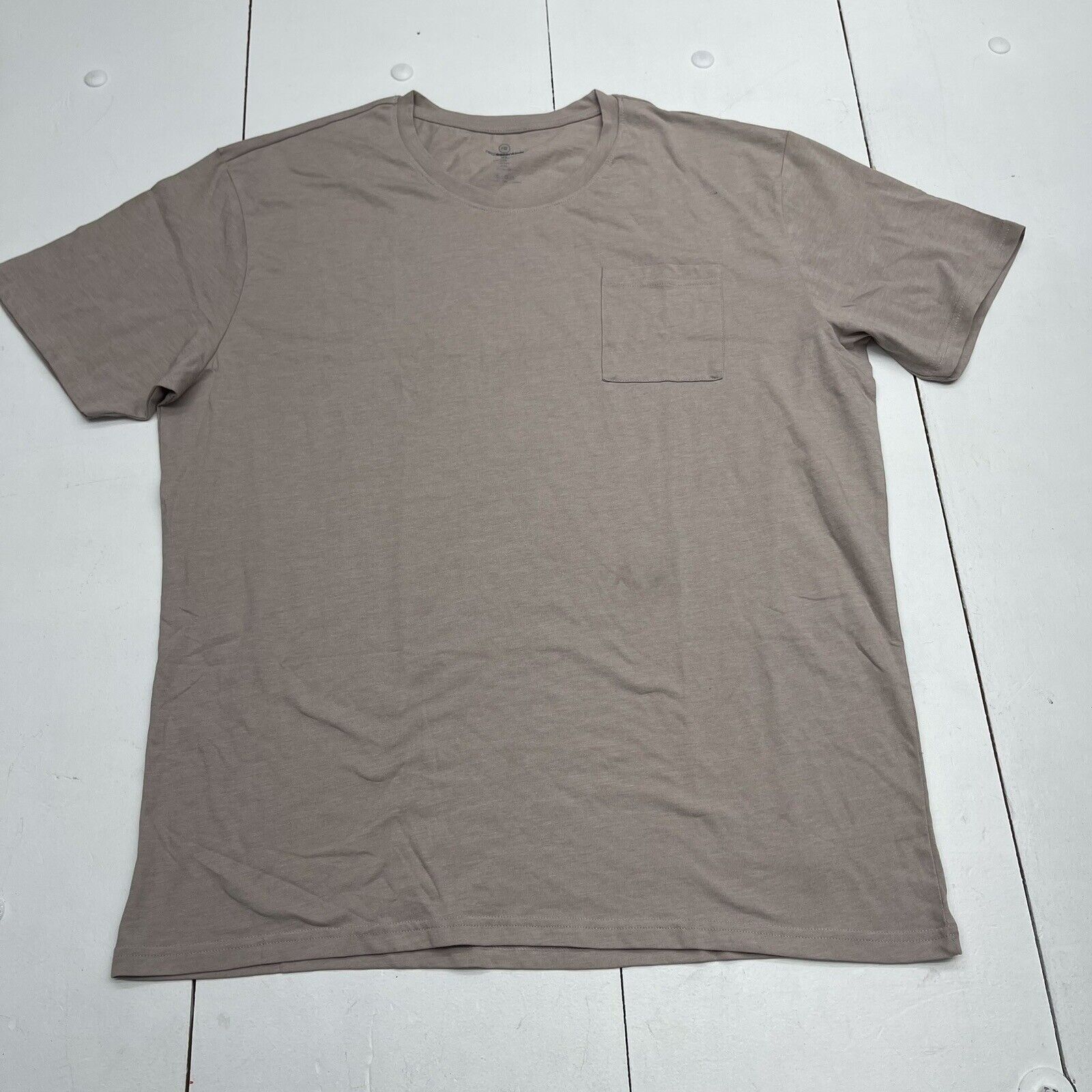 Real Essentials Taupe Short Sleeve T Shirt Mens Size XL