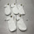 White 5 Pack Ankle Socks Unisex Adult One Size NEW