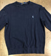 Polo Ralph Lauren Light Crew Sweatshirt Navy Men Size XS
