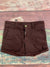 American Eagle Women's Purple Denim Shorts Size 00