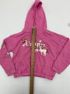 365 Kids From Garanimals Girls Pink Unicorn Pullover Hoodie Size 8