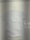 Jekaoyi Mens White Short Sleeve Button Up Shirt Size Small