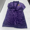Baltimore Ravens Purple Fleece Robe Mens Size M/L