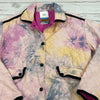 Rare Avec Les Filles Pink Tie Dye Reversible Coat Woman’s Size Medium