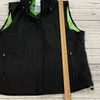Ralph Lauren L-RL Sport Black Neon Green Nylon vest Sleeveless Women Size XL Pac