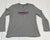 New Kansas Jayhawks Gray Long Sleeve Adidas Athletics Shirt Size XLarge