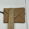 Aimee Kestenberg Ashley Genuine Leather Beige Card Holder Pouch With Clip