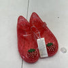 Old Navy Red Strawberry Mary Jane Jelly Flats Toddler Girls Size 9
