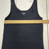 Old Navy Black Ribbed First Layer Tank Womens Size Medium Petite