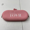 High Lover Pink Silicon Clasp Clamshell Pouch Eyeglass Case Set of 2 NEW