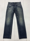 Dolce &amp; Gabbana Mens Dark Blue Distressed Denim Jeans Size 44