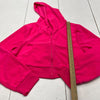 Hot Pink Cropped Full-ZIp Jacket Women&#39;s Size 18-20
