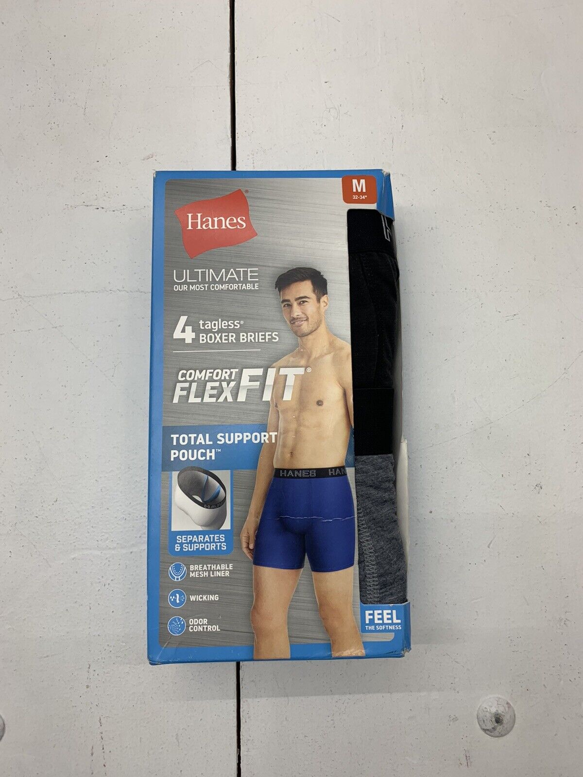 Hanes Men's Ultimate Comfort Flex Fit Total Support Pouch Boxer Brief, -  beyond exchange