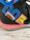 Nike AQ2456-003 Kyrie 5 &quot;Just Do It&quot; Youth Black Pink Athletic Shoes Size 6Y