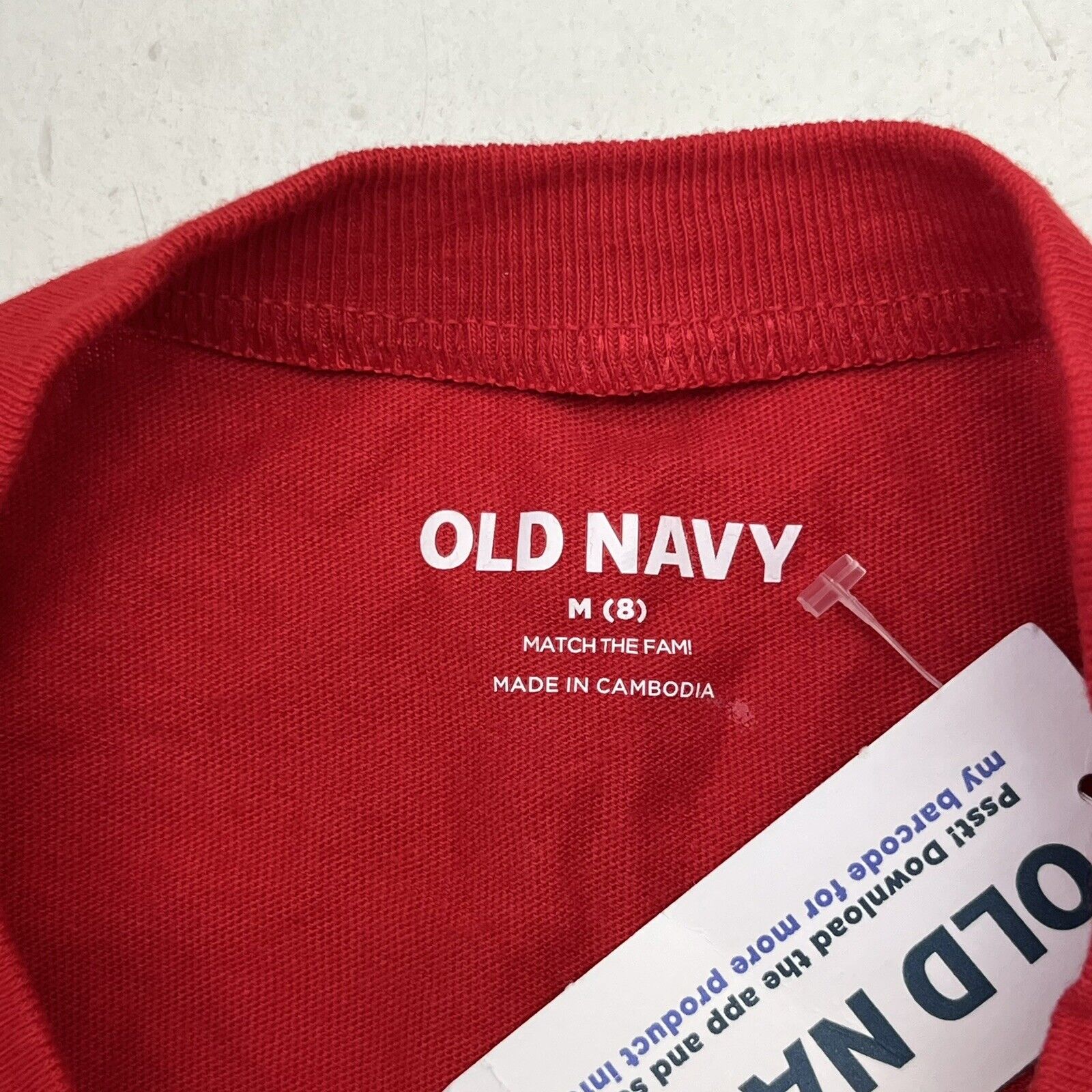 Old Navy Red American Flag Short Sleeve T-Shirt Unisex Kids Size