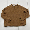 Manresa Brown Cable-Knit The Oysterman Sweater Men&#39;s Size Small