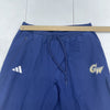 Adidas Navy Blue George Washington Travel Woven Pants Mens Size Large