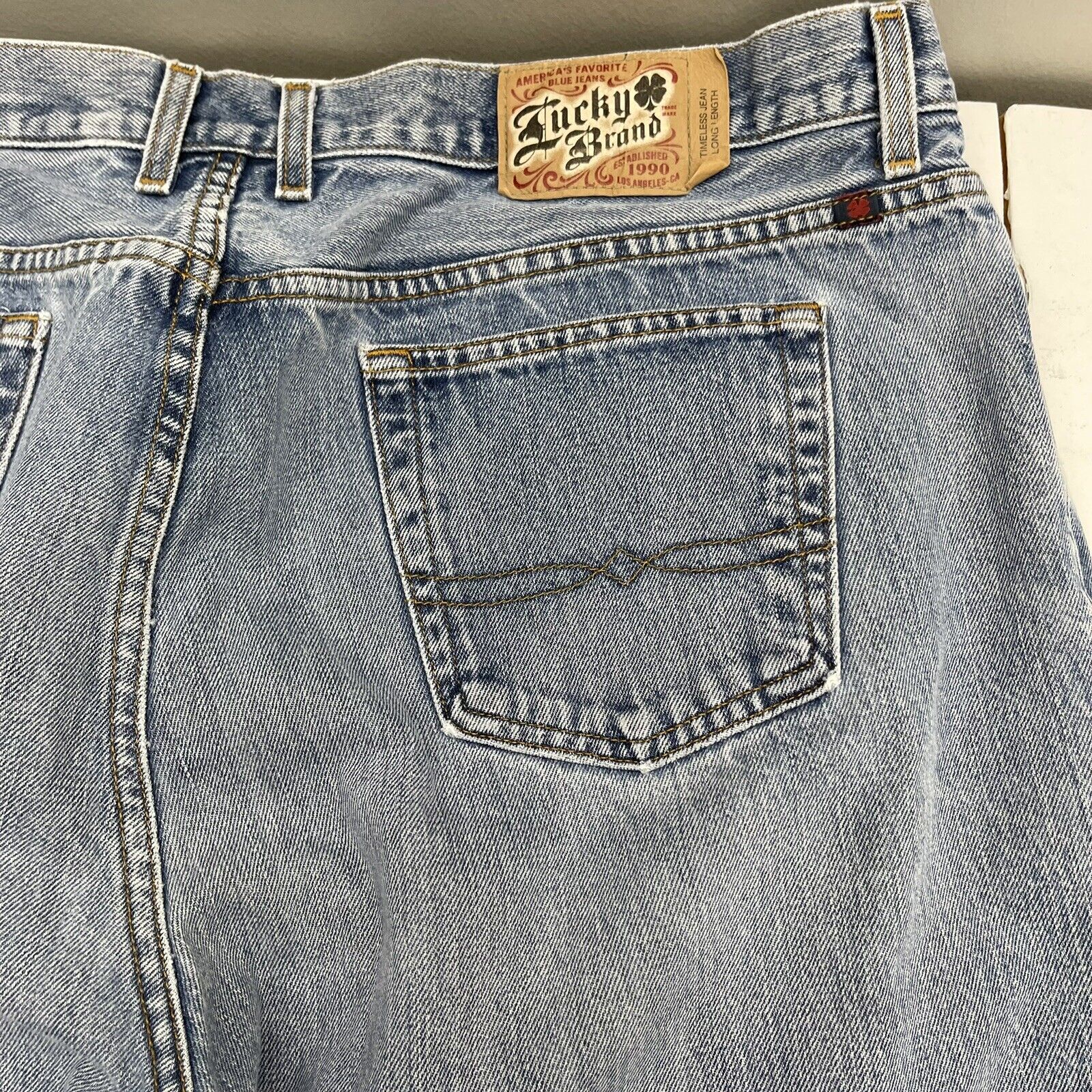 VINTAGE LUCKY BRAND JEANS DUNGAREES, Women's Fashion, Bottoms