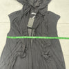 Dolls Kill Darker Wavs Tempo Unisex Split Front Cardigan Black Size XXS NEW $78