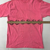 Anvil Made In USA Eskimo Joes Stillwater Pink Short Sleeve Shirt Size OSFA