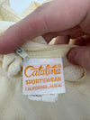 Catalina Sportswear Womens Yellow 1/4 Zip Tank Size XS