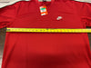 NIKE 249269 648 active wear gym basketball short sleeve Shirt Men’s Size XL Red