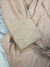 Vintage Bottega Fiorentina Leather Pink Jacket Size Medium