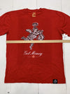 Muerte Mens Red Graphic Short Sleeve Shirt Size 2XL