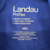 Landau Proflex Blue Front Zip Funnel Neck Jacket Womens Size Medium
