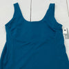 GAP Fit Distance Teal Athletic Running Tank Top Women Size L NEW Built In Suppor