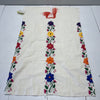 Balam White Floral Embroidered Huipil Dress Women’s OS