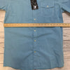 Urgent Gear Purple Label Blue Long Sleeve Button Up Size Small