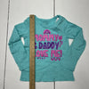 The Children’s Place Blue “Mommy &amp; Daddy Love Me” Long Sleeve Girls Size 4T NEW