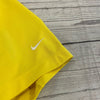 Nike Golf Dri Fit Yellow Short Sleeve Polo Shirt Men Size Large