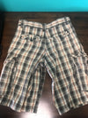 Arizona The Original Jean Company Youth Boys Plaid Shorts Size 12R Waist Adjust.