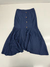 Shein Womens Navy Blue White Striped Mermaid Skirt Size Small
