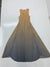 Alquema Orange Gray Ombre Accordion Dress Women’s Size Large