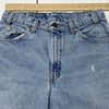 Vintage Levi 550 Orange Tab Blue Denim Cut-Off Jean Shorts Adult Size 32