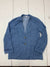 Time & Tru Womens Blue Denim Blazer Size Medium
