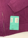 Vintage Rubbish Women’s Jacket Size Small Purple Hooded Zip Up Long Sleeve NEW