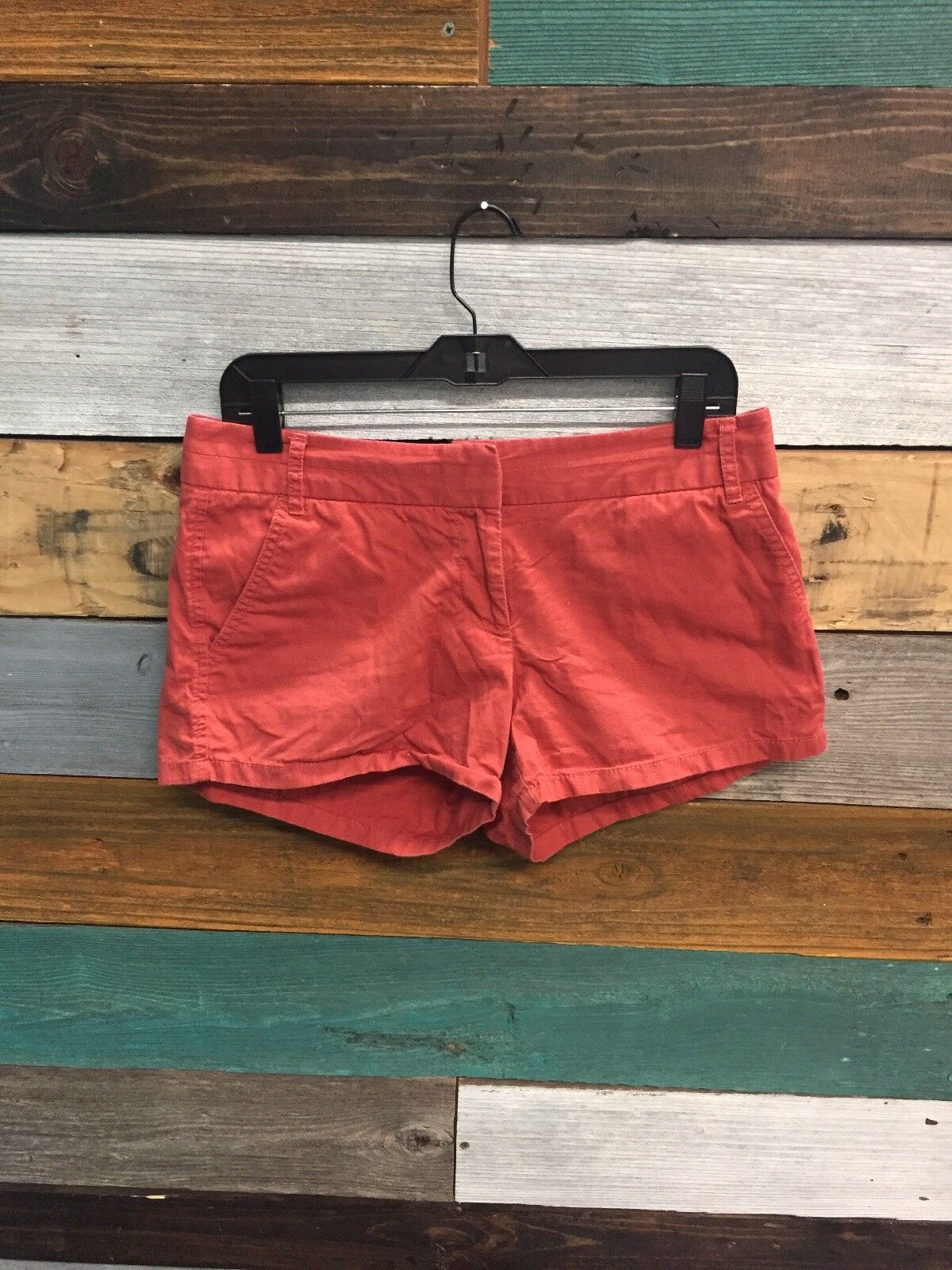 J.Crew Women's Chino Shorts Faded Red Size 6