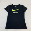 Nike Black Dallas Short Sleeve Size Medium