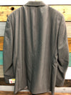 NEW Murano Collezione Gray Stripe Modern Blazer Mens 46R