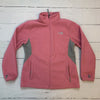North Face Pink Full Zip Jacket Girls Size 18